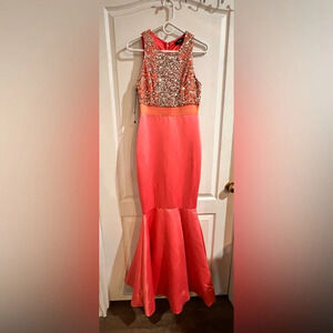 PRICE FIRM NWT PARKER BLACK PROM DRESS